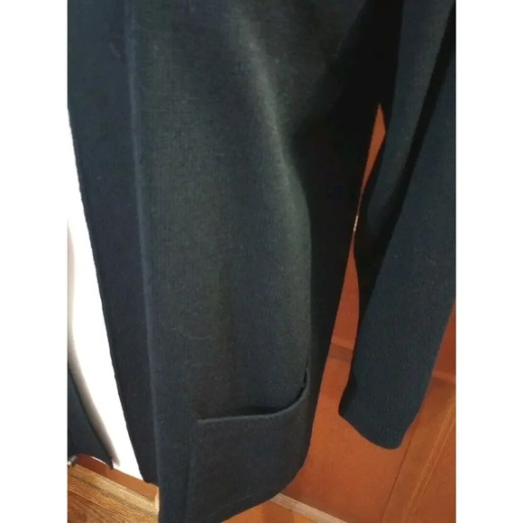 St. John Separates Cardigan Open-Front Santana Knit Women's Sz SP Black - Picture 3 of 9